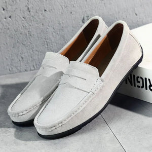 Comfy Family Ashby - Suede Loafers Stone White / 6