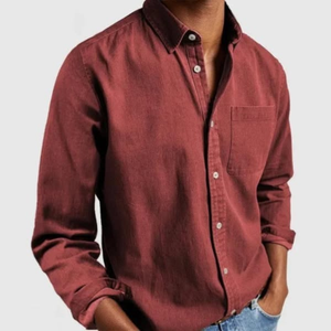 Comfy Family Cole - The Classic Everyday Shirt Burgundy Red / S
