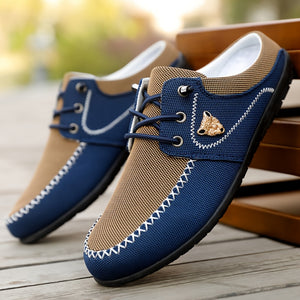 Comfy Family Men'S Casual Slip-On Sneakers - Breathable Summer Outdoor Shoes with Round Toe, Low Top Design, Comfortable Walking Shoes|Casual Slipon Shoes|Breathable Fabric