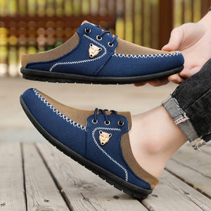 Comfy Family Men'S Casual Slip-On Sneakers - Breathable Summer Outdoor Shoes with Round Toe, Low Top Design, Comfortable Walking Shoes|Casual Slipon Shoes|Breathable Fabric