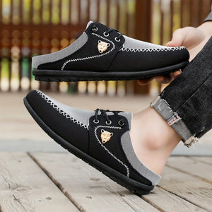 Comfy Family Men'S Casual Slip-On Sneakers - Breathable Summer Outdoor Shoes with Round Toe, Low Top Design, Comfortable Walking Shoes|Casual Slipon Shoes|Breathable Fabric