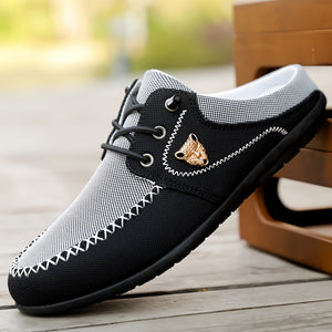 Comfy Family Men'S Casual Slip-On Sneakers - Breathable Summer Outdoor Shoes with Round Toe, Low Top Design, Comfortable Walking Shoes|Casual Slipon Shoes|Breathable Fabric