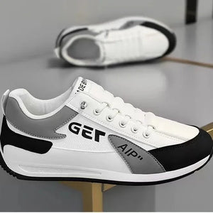Comfy Family New Hot Sale Of The Season Spring Leather Surface Casual Trend Student Shoe Sporty Single Shoe EVA Insole Rubber Bottom Unisex A 43 / WHITE