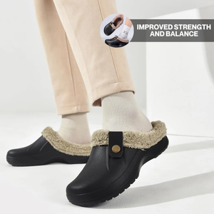 Overlane Arlo Fuzzy - Healthy & Non-Slip Comfort Clog Mules