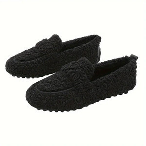 Overlane Comfy - Wool Fleece Loafers Black / 33
