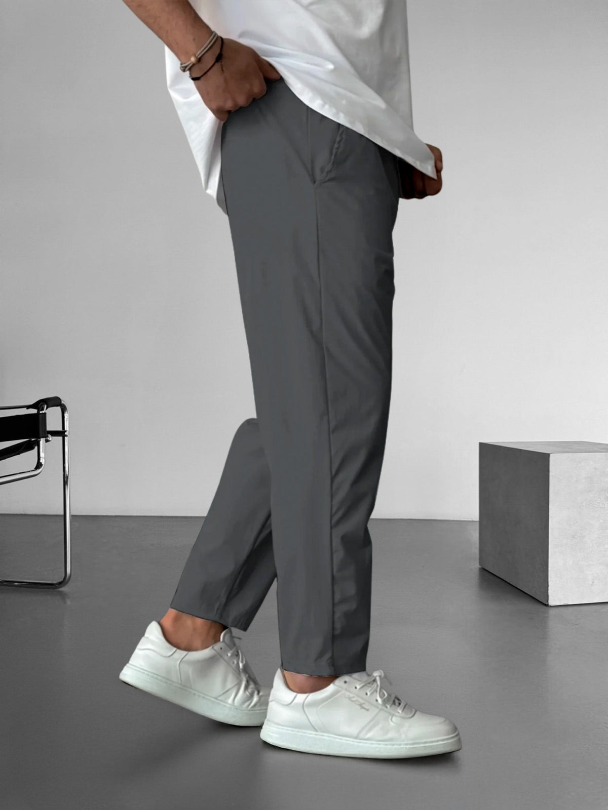 Overlane Essential Tapered Drawstring Trousers