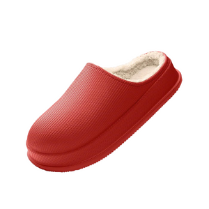 Overlane Fleecy - Ultra Soft & Waterproof Comfort Slippers Red / 5