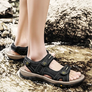 Overlane Gravix - Arch-Support Leather Sandals for Men