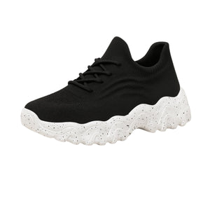 Overlane Mara - Healthy and Supportive Walking Shoes Black & White / US Women 7 - US Men 5