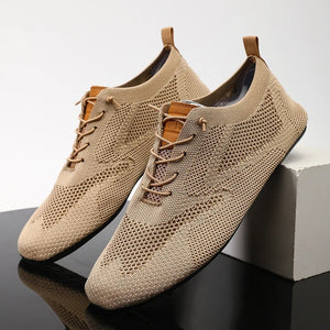 Overlane Mesh Knit Slip-Ons Khaki / 6.5