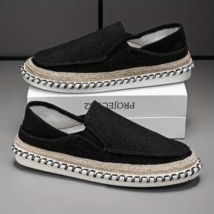 Overlane Overlane - Weave Slip-On Shoes for Men Black / US 6 / EU 38