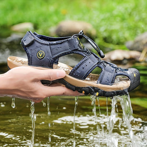Overlane Summer 2025 Breathable faux Sandals - Non-Slip for Hiking & Beach Sports, Casual Outdoor Footwear with Adjustable Laces