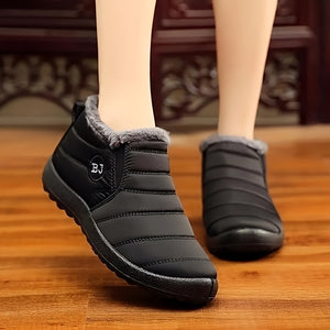 Overlane Women's Non-slip Thickened Medium Tube Snow Shoes, Comfortable Warm Hiking Shoes