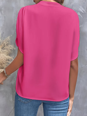 Comfy Familly Celina - Casual V-neck Blouse
