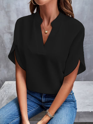 Comfy Familly Celina - Casual V-neck Blouse