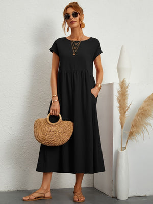 Comfy Family Annabel - Linen Dress Noir / S