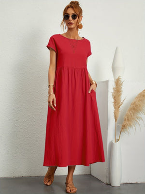 Comfy Family Annabel - Linen Dress Rouge / S