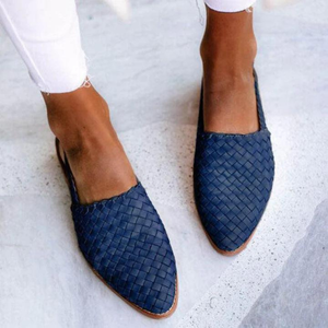 Comfy Family Arielle-Claire™ | Sandales Basses Artisanales Blue / 35