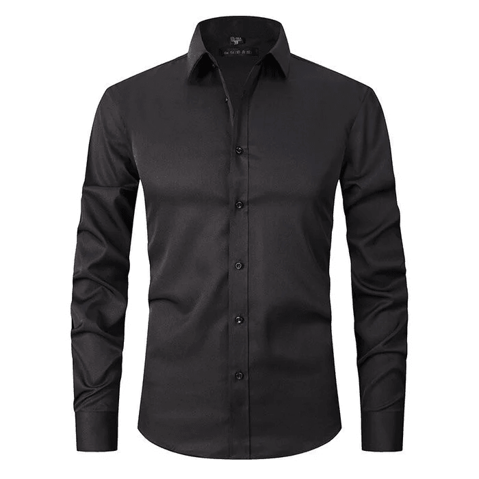 Comfy Family Bolton - Men&#39;s Classic Dress Shirt Black / XS - 38