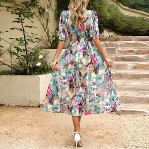 Comfy Family Carmen - V-Neck Spring Dress