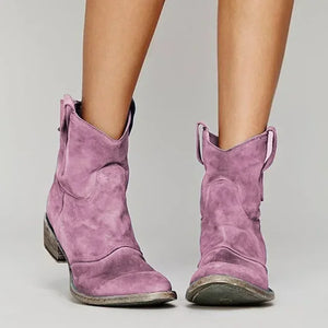 Comfy Family Hadley - Vintage Style Ankle Boots Rosa / 35