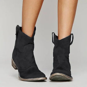 Comfy Family Hadley - Vintage Style Ankle Boots Svart / 35