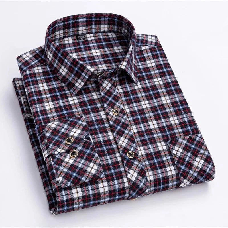 Comfy Family Ilkley - Plaid Shirt Black &amp; Red Plaid / S