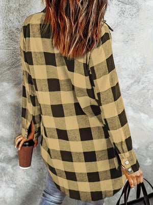 Comfy Family Meadow - Plaid Long Sleeve Shirt