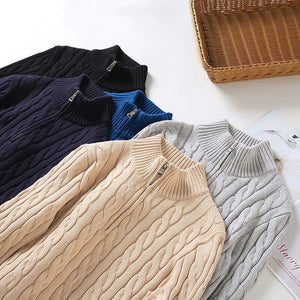 Comfy Family Newport - Cotton Quarter-Zip Sweater