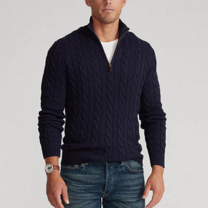Comfy Family Newport - Cotton Quarter-Zip Sweater