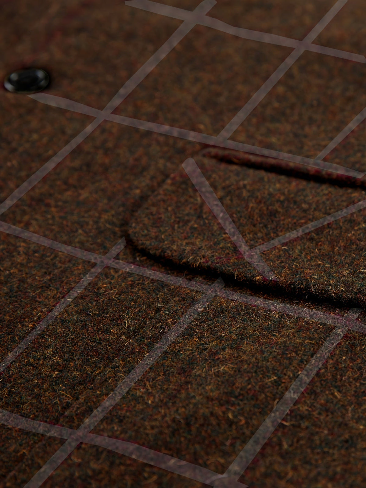 Comfy Family Preston - Check Patterns Wool Vest