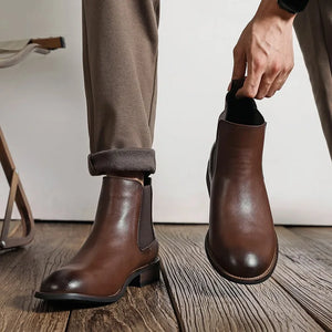 Comfy Family Radcliffe - Genuine Leather Chelsea Boots
