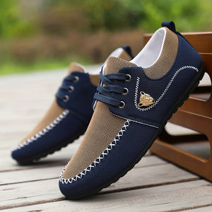 Comfy Family Stylish Men's Derby Shoes - Lace-up Front, Breathable, Comfortable Walking Sneakers for Casual Outings - Premium Quality, Durable Outsole, Easy Slip-on Design