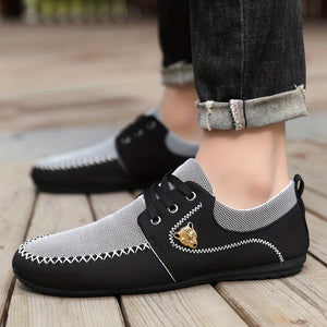 Comfy Family Stylish Men's Derby Shoes - Lace-up Front, Breathable, Comfortable Walking Sneakers for Casual Outings - Premium Quality, Durable Outsole, Easy Slip-on Design grey / US 10.5
