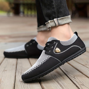 Comfy Family Stylish Men's Derby Shoes - Lace-up Front, Breathable, Comfortable Walking Sneakers for Casual Outings - Premium Quality, Durable Outsole, Easy Slip-on Design grey / US 4.5