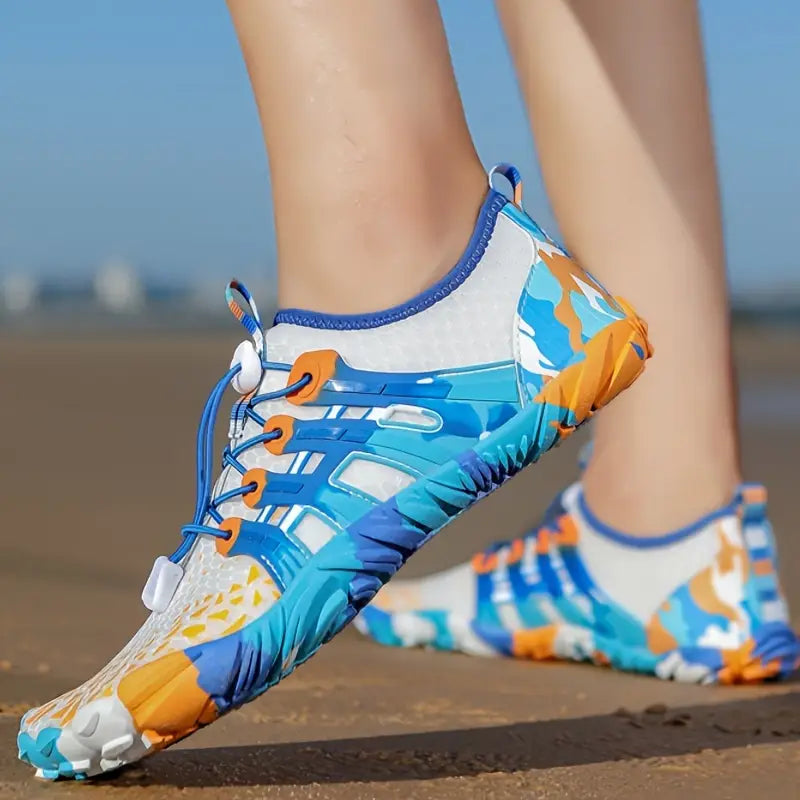 Comfy Family Zalora Pro - Walking &amp; Water Shoes Blue and white / 35