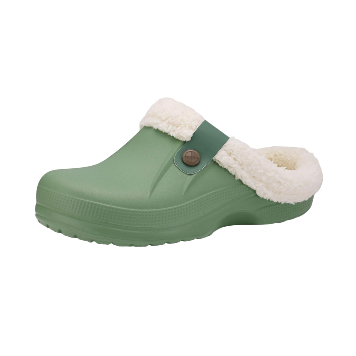 Overlane Arlo Fuzzy - Healthy &amp; Non-Slip Comfort Clog Mules Light Green / US Women 6 - US Men 4