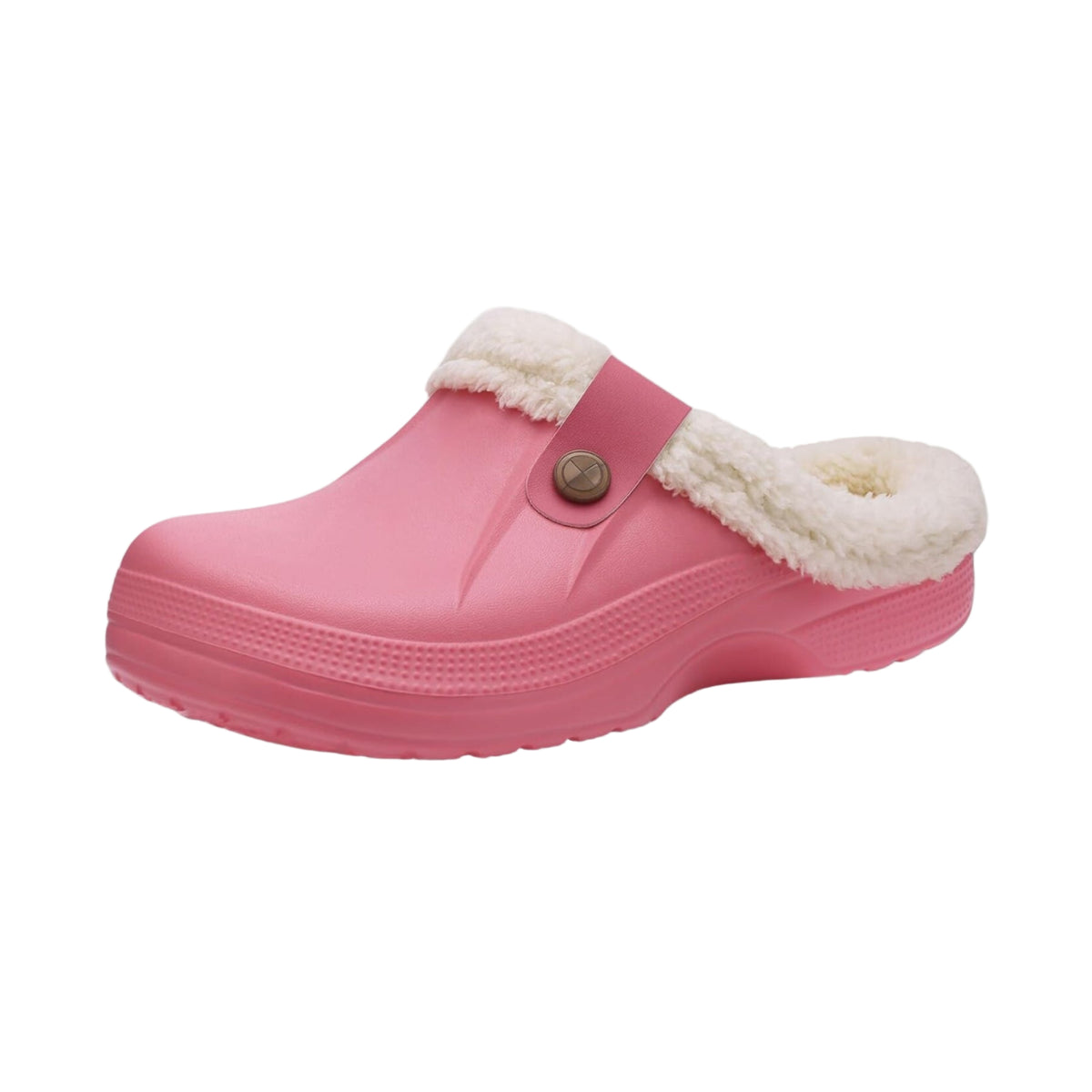Overlane Arlo Fuzzy - Healthy &amp; Non-Slip Comfort Clog Mules Light Pink / US Women 6 - US Men 4