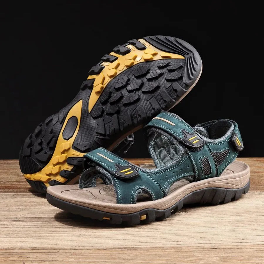 Overlane Gravix - Arch-Support Leather Sandals for Men