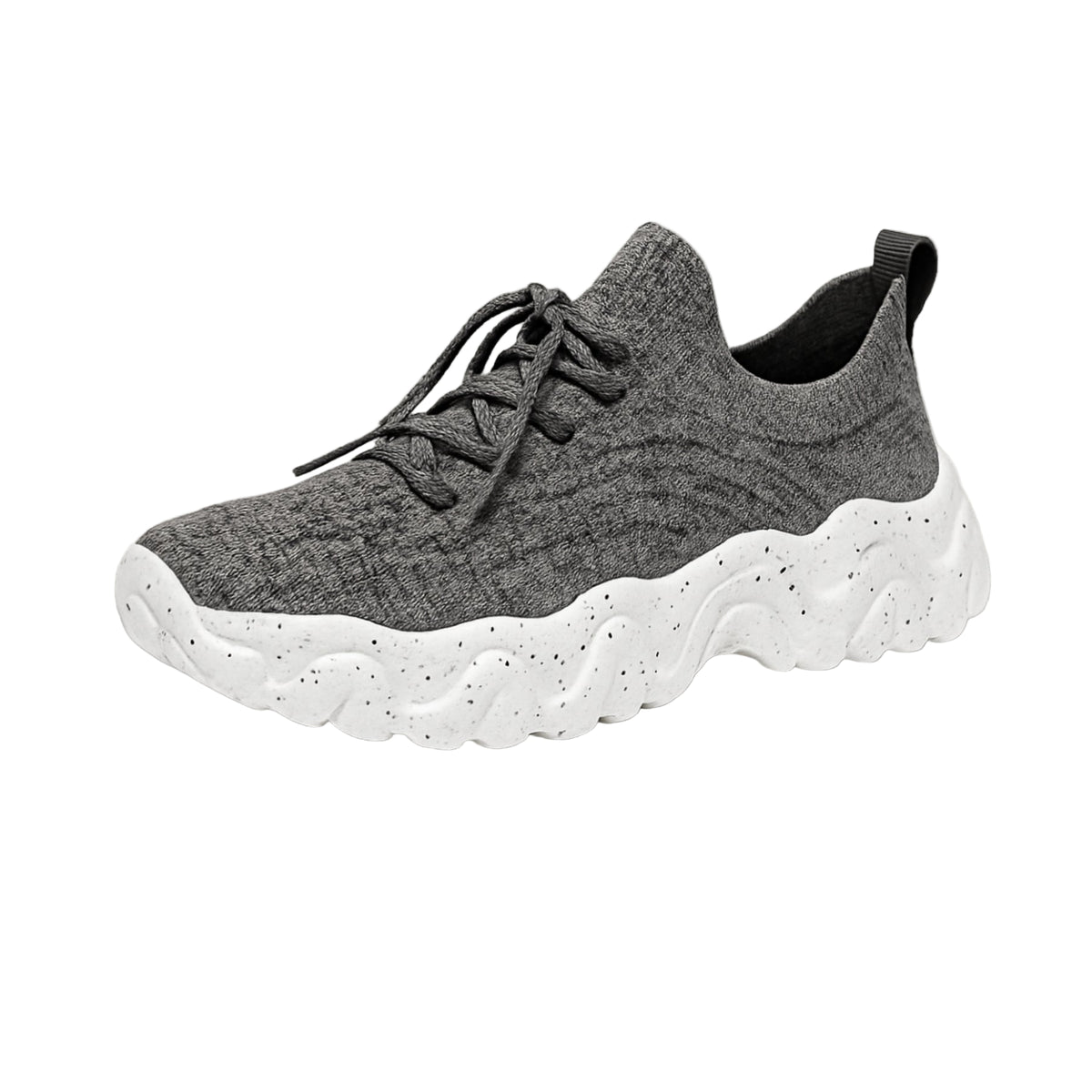 Overlane Mara - Healthy and Supportive Walking Shoes Gray &amp; White / US Women 7 - US Men 5