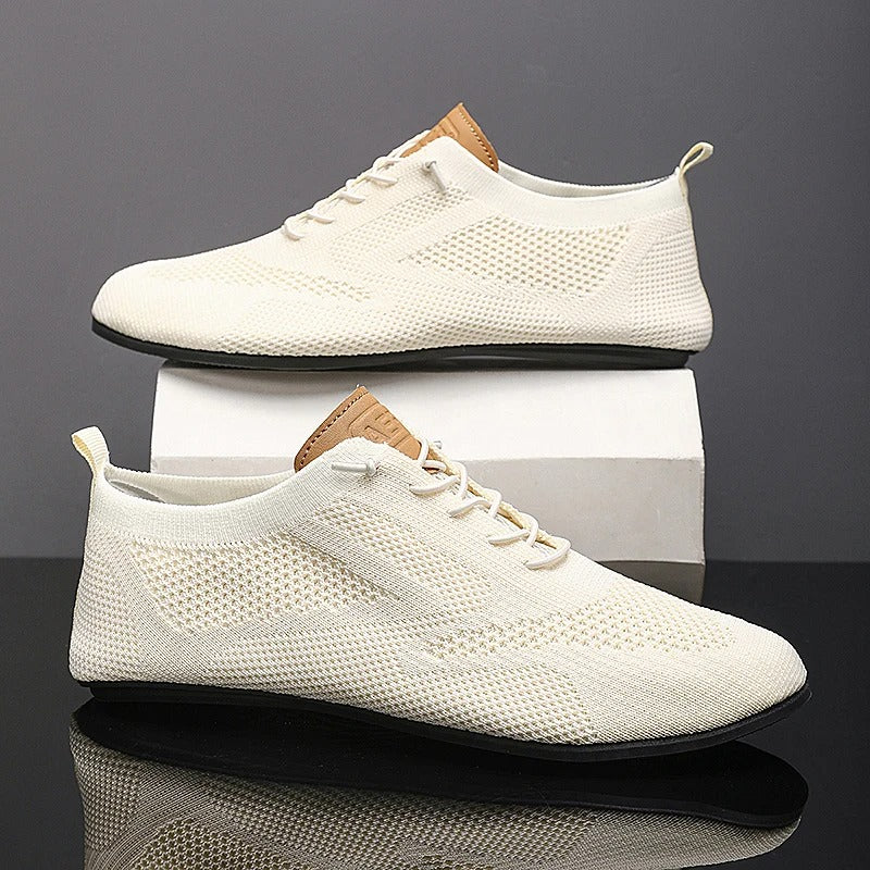 Overlane Mesh Knit Slip-Ons Beige / 6.5