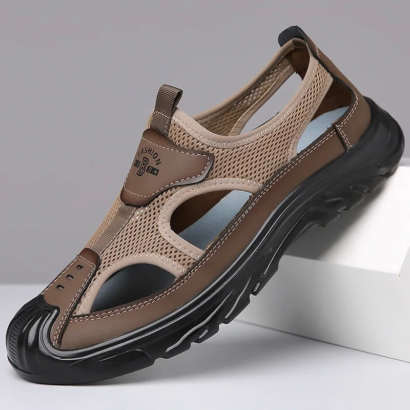 Overlane Overlane Comfortable Summer Sandals for Men Bruin (Bijna uitverkocht) / 39