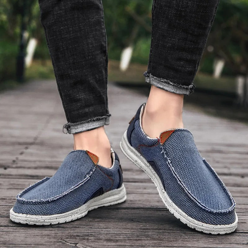 Overlane Overlane EasyTread – Men’s Slip-On Everyday Comfort Loafers Blue / 6