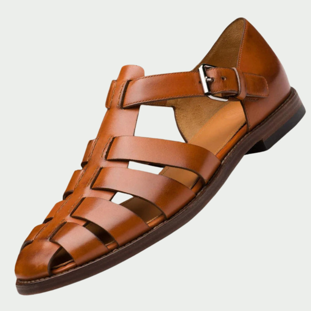 Overlane Overlane - Luxury Comfort Leather Sandals for Men Braun / 38