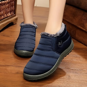 Overlane Women's Non-slip Thickened Medium Tube Snow Shoes, Comfortable Warm Hiking Shoes